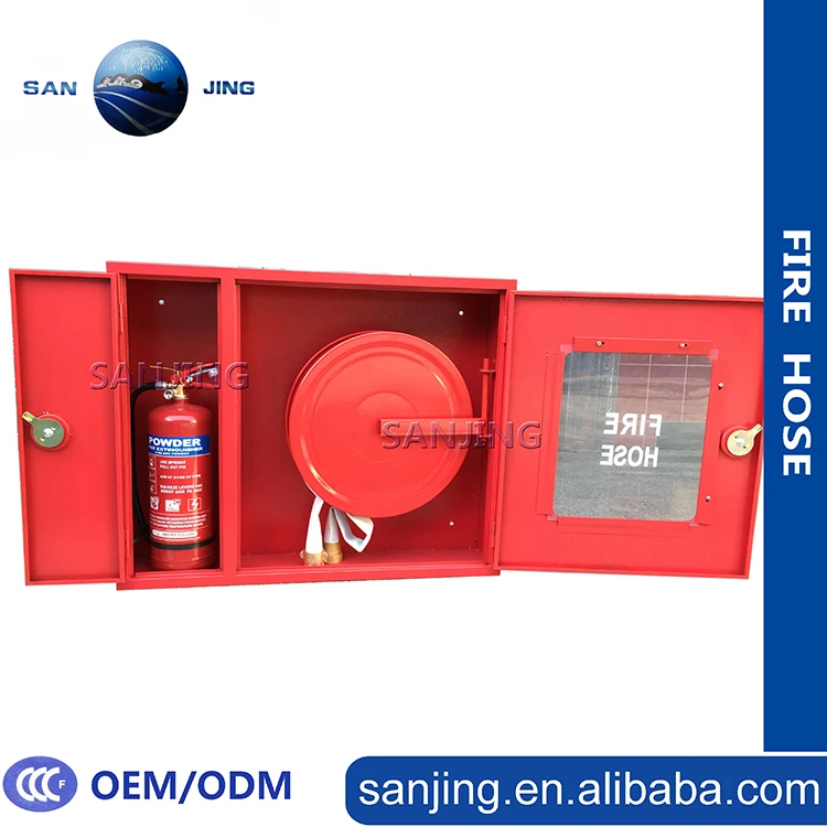 2021 hotsale Reliable Supply For rubber fire extinguisher hose reel fire resistant Cabinet