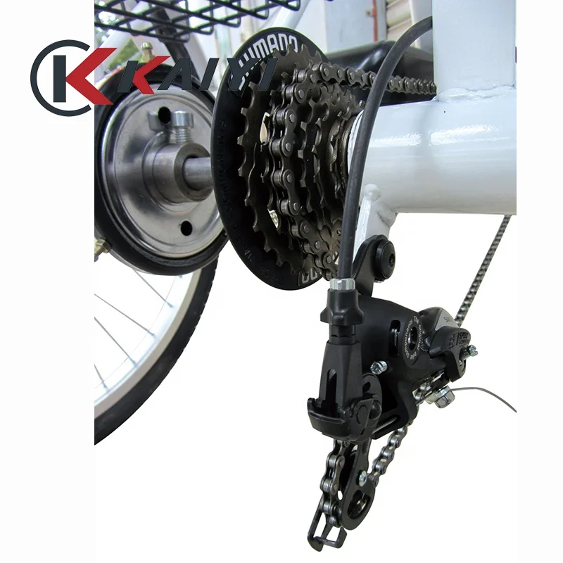 KAIYI Wholesale Electric Bicycle City Tire Cargo Ebike 3 Wheel Electric Coffee Bike China Factory Tricycles 36v250w 24*1.75 36V