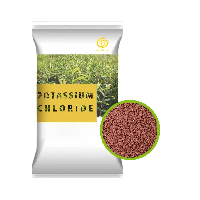 Red MOP Muriate of Potash 60% K2O 0-0-60 Granular Potassium Chloride Fertilizer CAS 7447-40-7 for Agriculture
