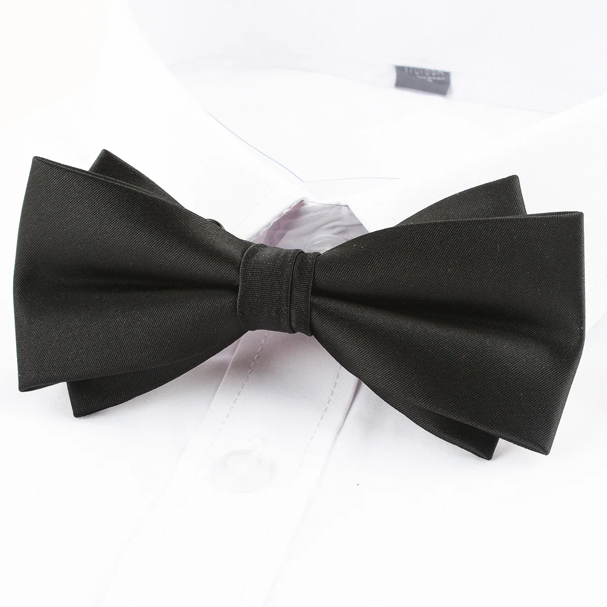 Best Sell Bow Ties For Men Handmade Casual Party Self Tie Bowties Solid Noeud Papillon Slim Wedding Kids Bow Tie With Box