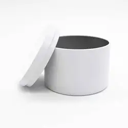 8 oz matte black silver tin can round gold tin can manufacture metal tin jars