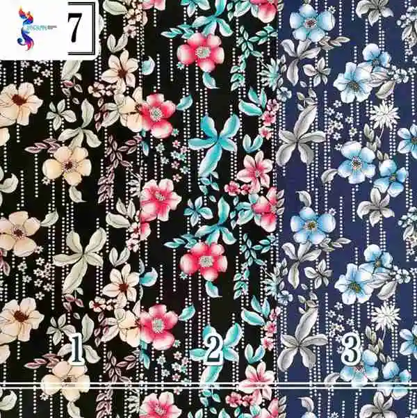 40s top beautiful flower patterns Wholesale 100% cotton poplin print ready goods stock fabric