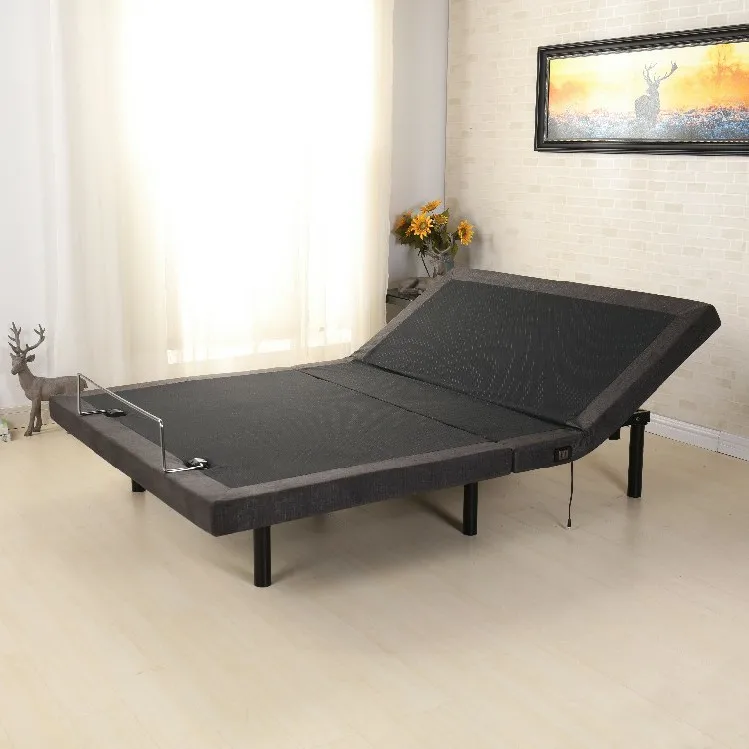 Innovative Embedded Smart Queen Electric Adjustable Base With Foam Mattress For Children