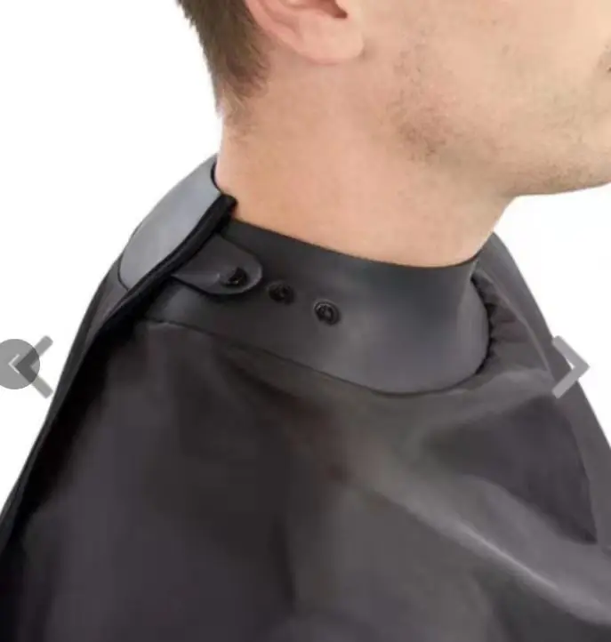 13 Years Manufacturer supplied customized rubber neck barber cape, Salon Hairdressing hair cutting Capes With Silicone Neck
