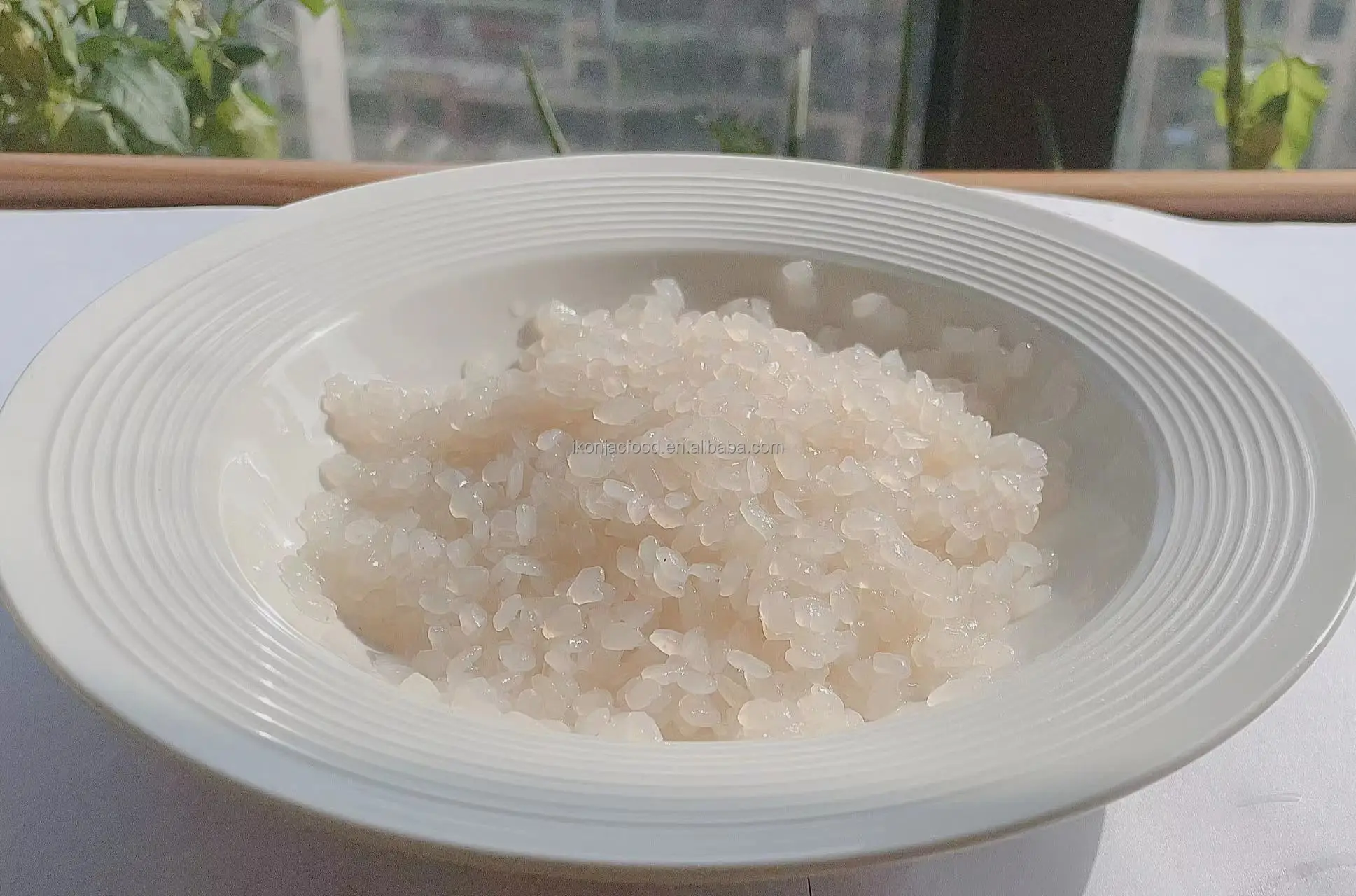 Organic shirataki rice Low Carb Keto food Plant Based Bio Konjak reis Shirataki  miracle rice Chinese supplier