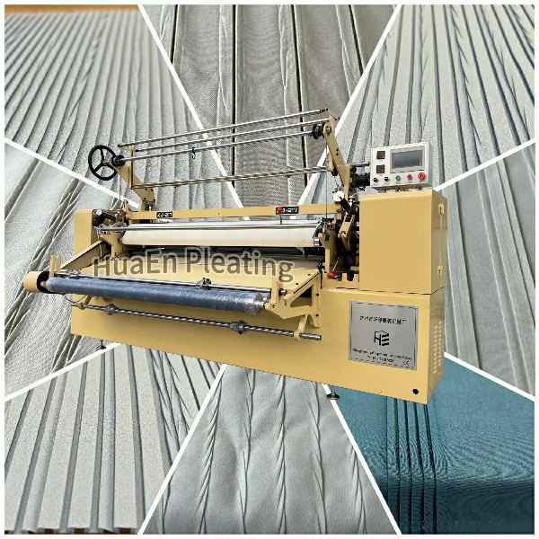 Changzhou HuaEn Factory ZJ-217 Knife Polyester Dress Skirt Nonwoven Leather Folding Fabric pleating machine
