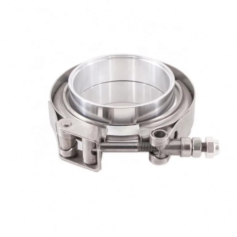 High quality 304 hose clamp stainless steel v band exhaust clamp