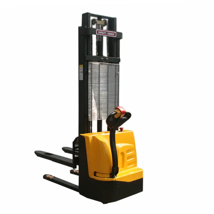 
2020 China new design 3t 6 meters/5m lift height heavy duty tall electric pallet stacker 