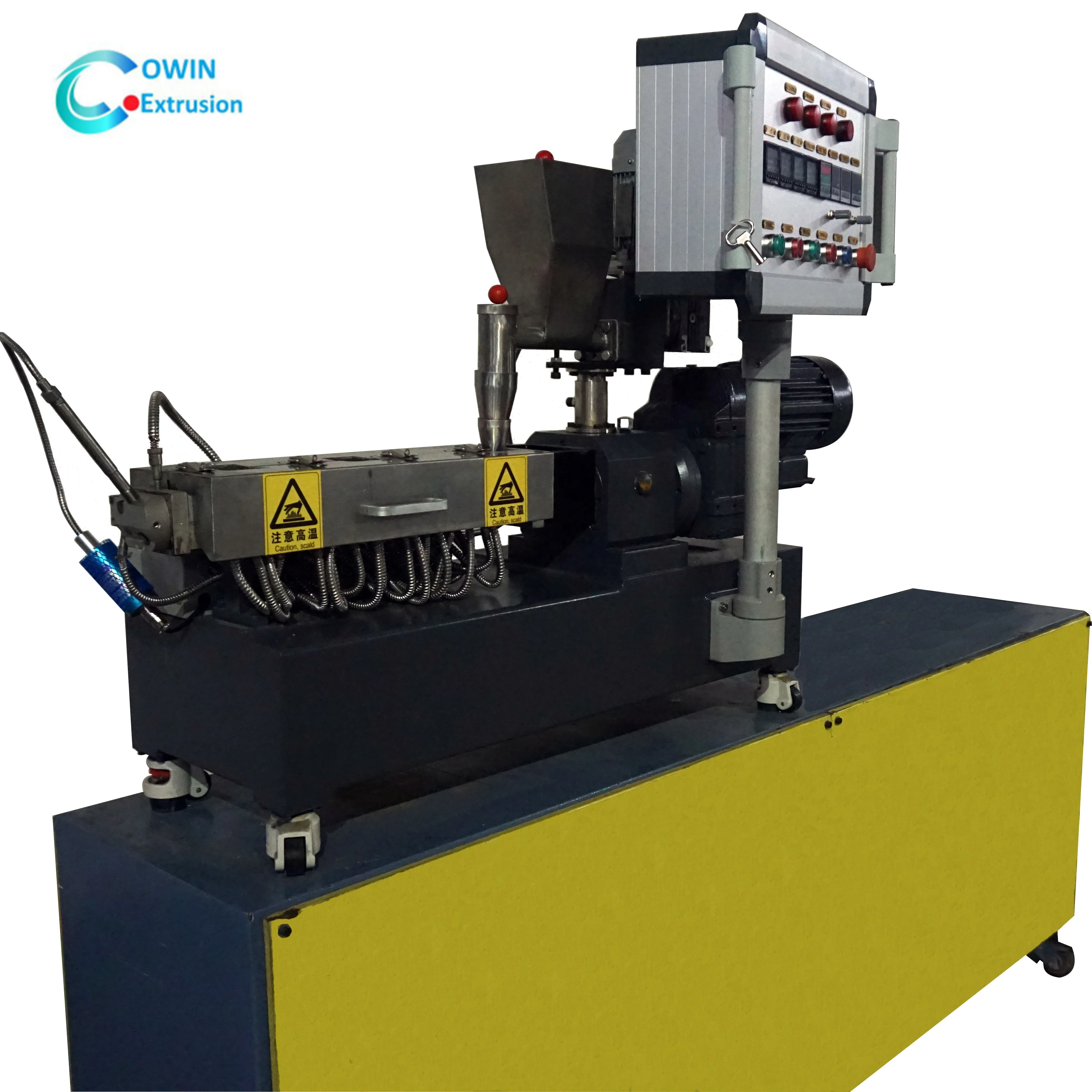 Производитель, лабораторный экструдер с двойным экраном и цилиндром, машина для изготовления ПВХ пластика, лабораторная экструзия