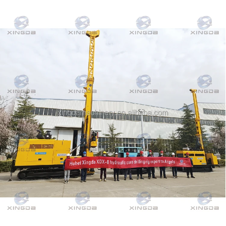 High Quality 2000m Depth Full Hydraulic Diamond Drilling Rig For Mine Core Sample