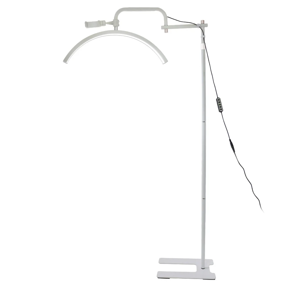LED Moon Light Ring Professional Eyelash Extension Light Led Beauty Floor Lamp for Skincare Lashes Eyebrows