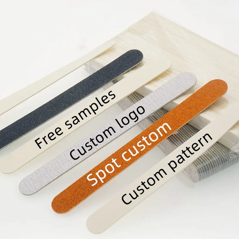 Многоразовые инструменты для педикюра и маникюра двухсторонняя пилочка ногтей миниатюрная моющаяся черная деревянная намочка пилка