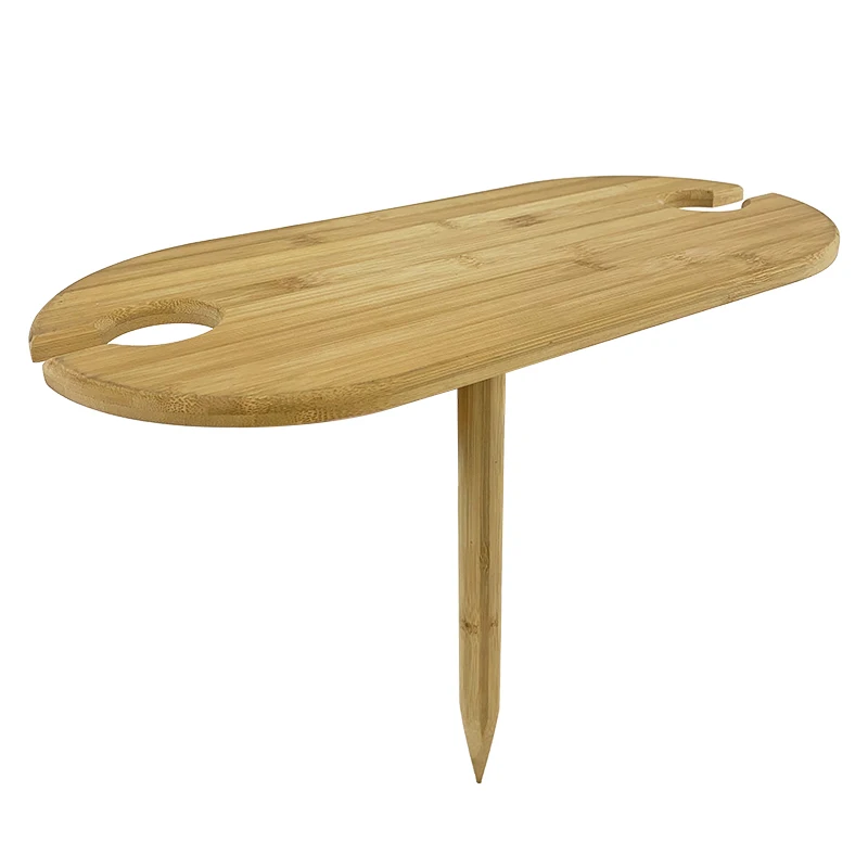 Пользовательский винный стол Портативный Бамбуковый стол для кемпинга Многофункциональный Бамбуковый стол для пикника на пляже