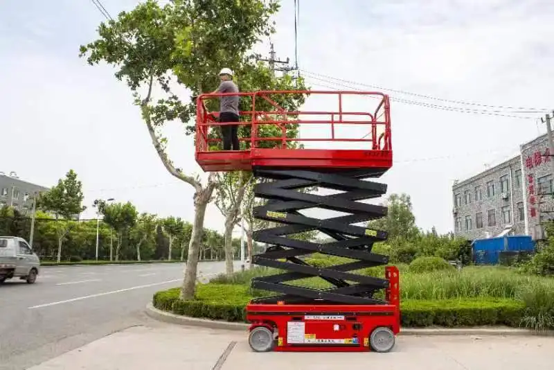 Koman Hydraulic Scissor Lift Elevator Platform Full-Auto with 6Ton Load Capacity Farm Restaurant Retail Industries