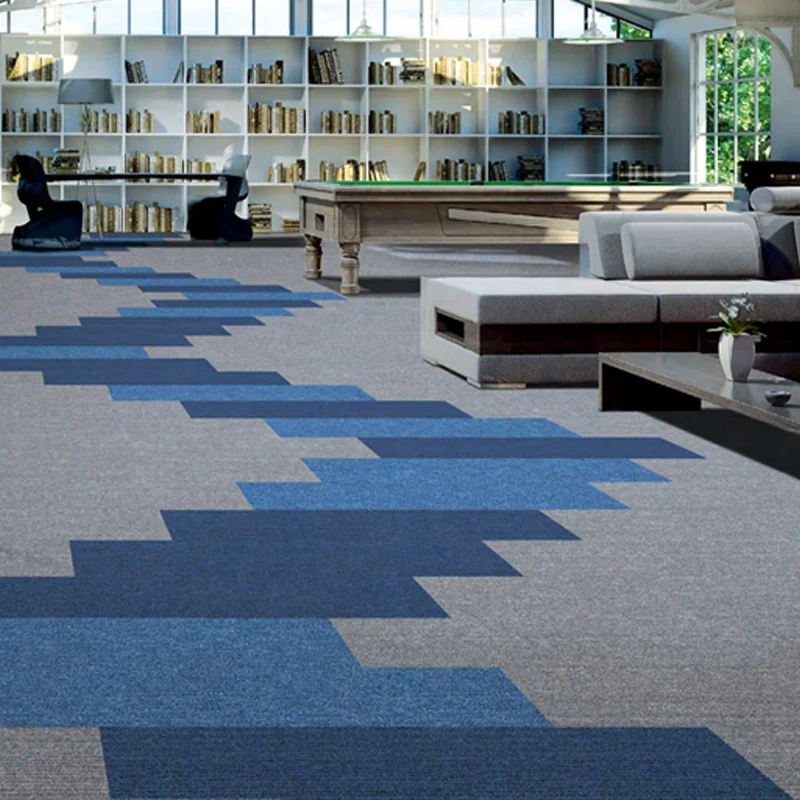 Office Home 50cm*50cm Nylon Carpet PVC Vinyl Carpet