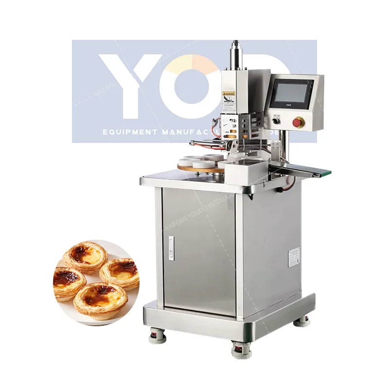 Hong Kong Style Recipe Egg Tart Shell Forming Machine Egg Tart Skin Making Machine