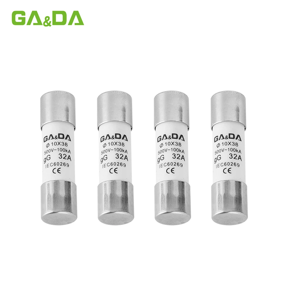 RO15 Type 500V AC 2A to 32A cylindrical fuse links low voltage fuse