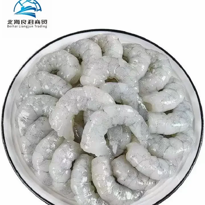 Китайский завод экспорт морепродуктов замороженные креветки 100/200 белое мясо креветок