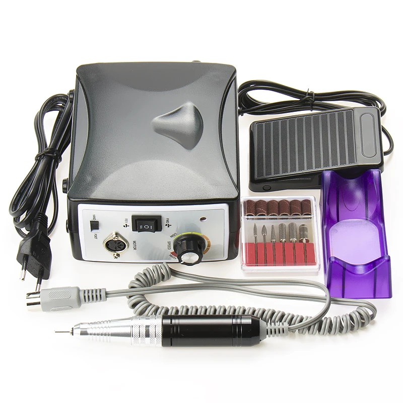 China Factory Best Quality pedicure machine professional 30000rpm vacuum nail drill manicure set electric nail polisher