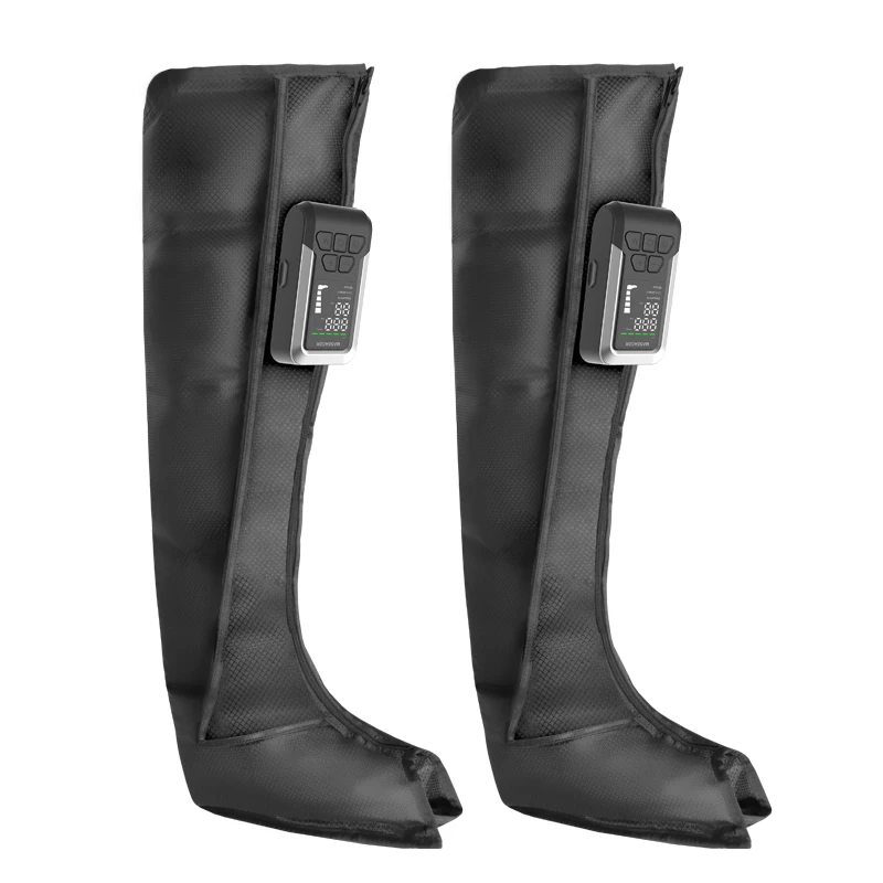 Nowcozy High Quality 360 Seamless Wrapping Air Compression Leg Massager Device Relieve Stress Foot Detox Machine Calf Massager