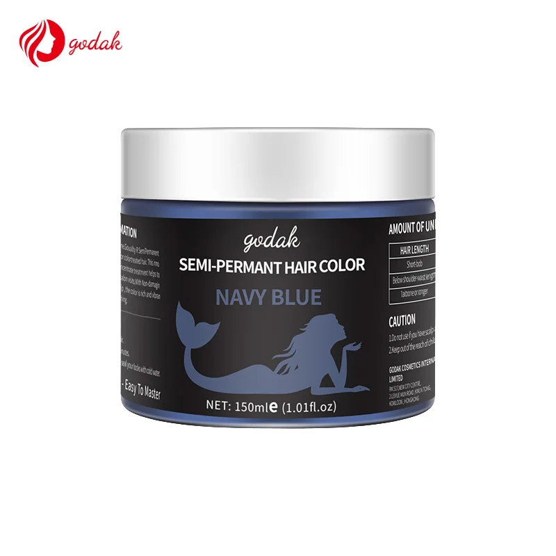 Wholesale Private Logo Ammonia Free No allergic Semi Permanent Hair Color Dye Custom Logo China Hair Dye Fast Coloring Hair Dye