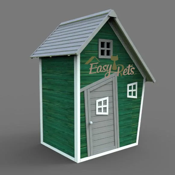 ODM Seaside Cottage Lodge Garden children play Wooden Model Toy Kit Diy Assembly Construction Cubby House Playhouse