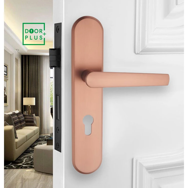 Дверная ручка Doorplus в стиле ретро для спальни деревянная дверная кухни мебели цвет розовое золото