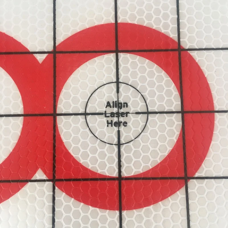 High Visibility Reflective Target Sheet