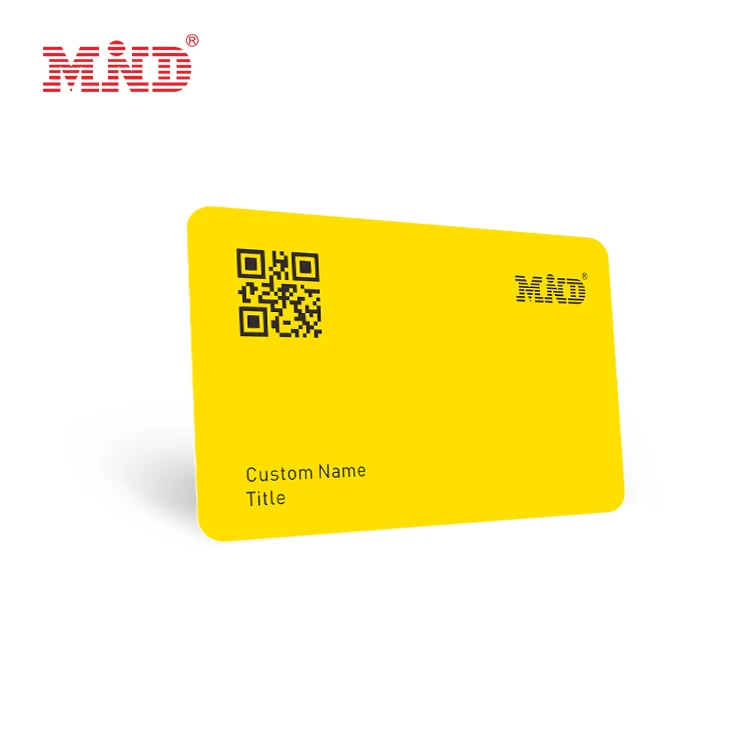 Custom Plastic RFID Business Card Memory Smart Digital Pvc Nfc Business Card With Logo