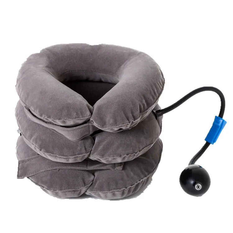 2022 Wholesale Medical Health Care Stretcher Cervical Device Unisex Soft Inflatable Adjustable Air Neck Traction