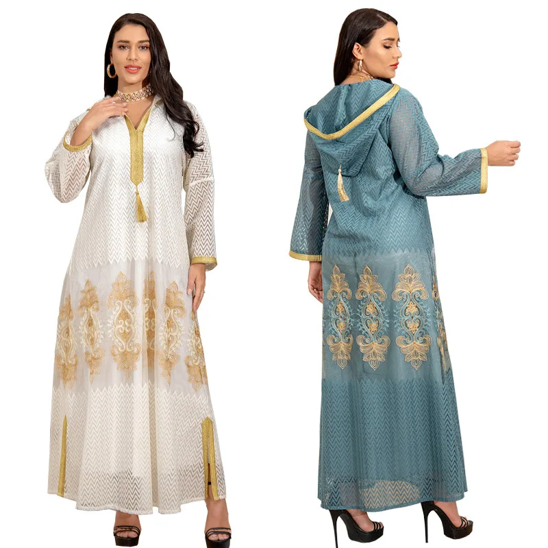 HJ ZMDR74 2021 dubai arabic dress moroccan kaftan jalabiya abaya dresses muslim women islamic clothing
