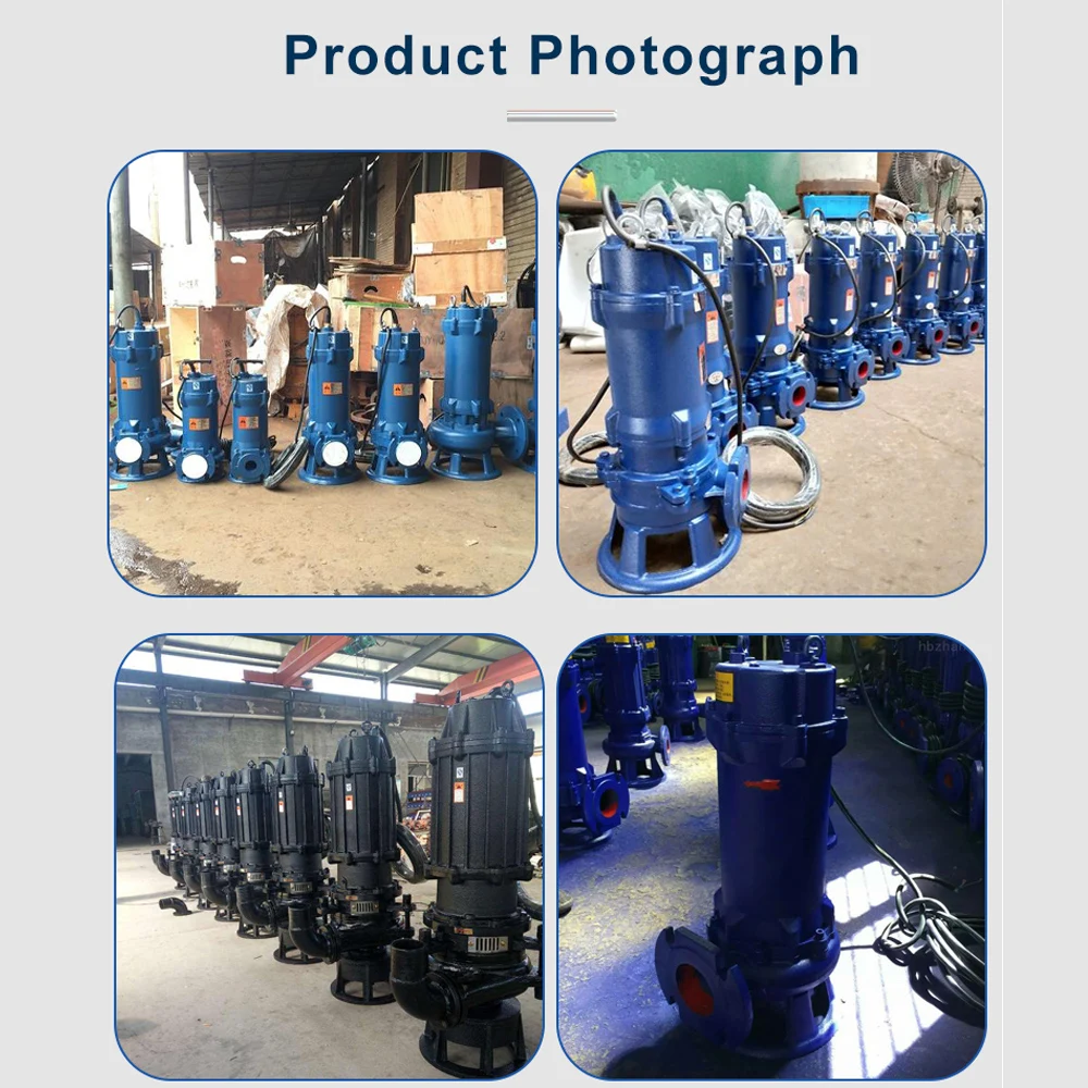 Submersible Solar Water Pump Swimming Pool Pump Self Priming Centrifugal Submersible Sewage Pump With Cutter
