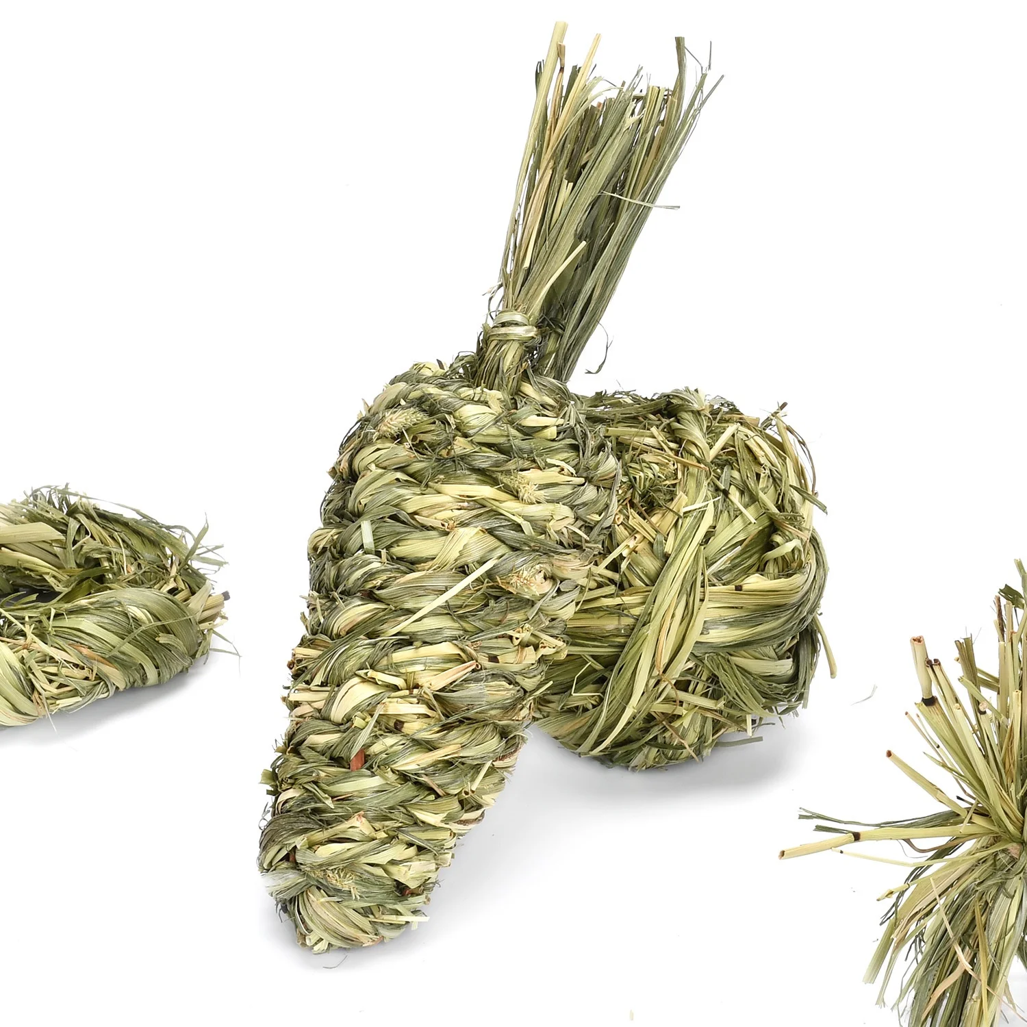 Snack Rabbit Guinea Pig Chinchilla Timothy Hay Pellets Pet Toys Grass Carrot For Rabbits