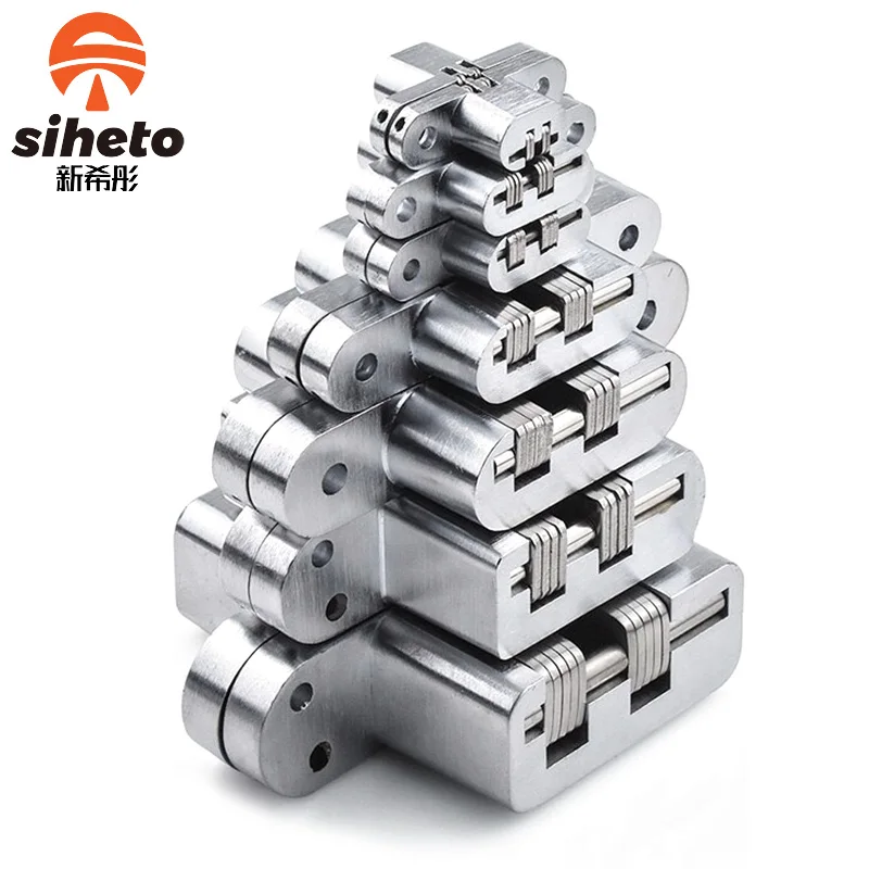 Furniture Hardware Door Hinges 180 Degree Zinc Alloy Heavy Duty Cross Hinge Cross Hinge