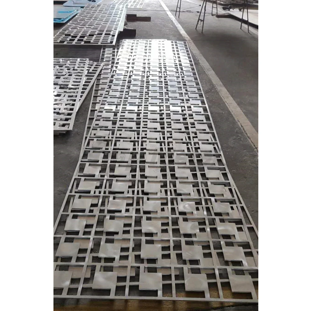 Custom Metal Alloy Laser Cutting Cast Perforated Panels for Exterior Facade Wall