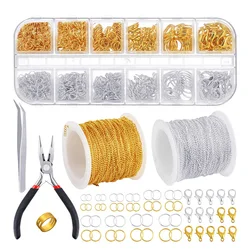 Lobster clasp pliers gold silver chain accessories jewelry DIY necklace jewelry accessory set