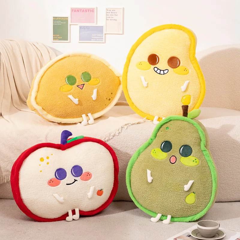 Factory Price Different Stuffed Fruit pillow Cute Carrot Bunny Stuffed Animal Kawaii Rabbit Plushie Soft Hugging Pillow