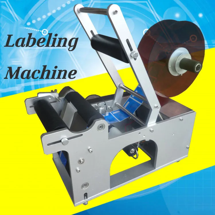 MT-50 labeler 15-120mm semi-automatic home round bottle labeling machine