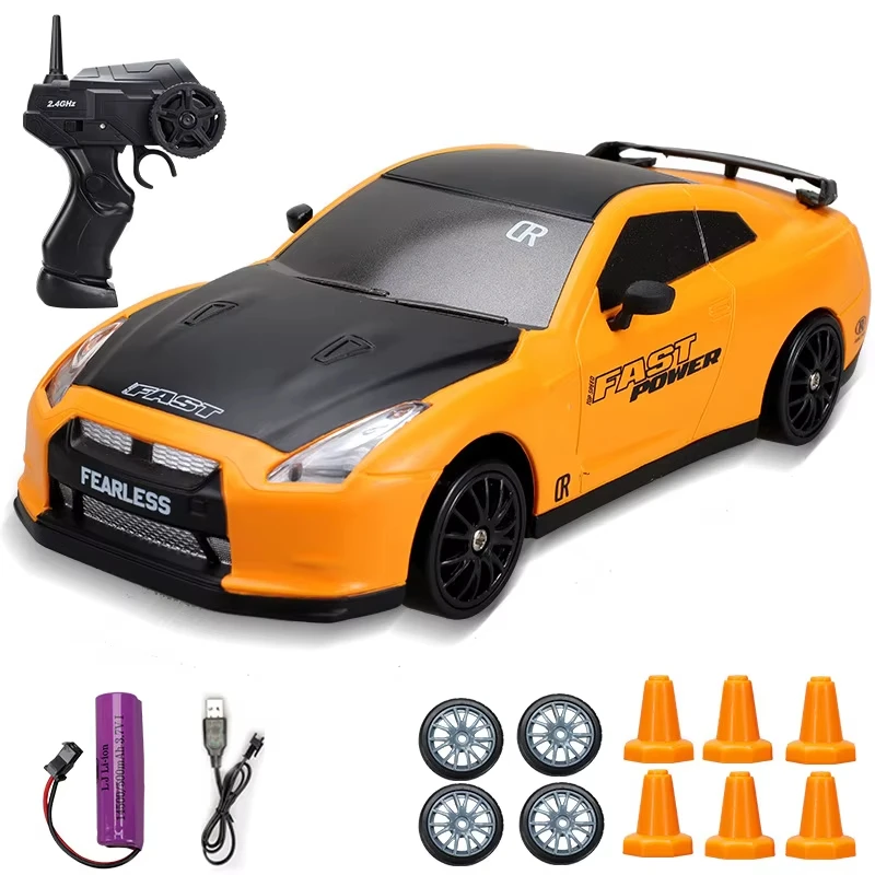 2 4 г дрейф RC автомобиль 4WD игрушка модель GTR AE86 гоночный для детей рождественские подарки