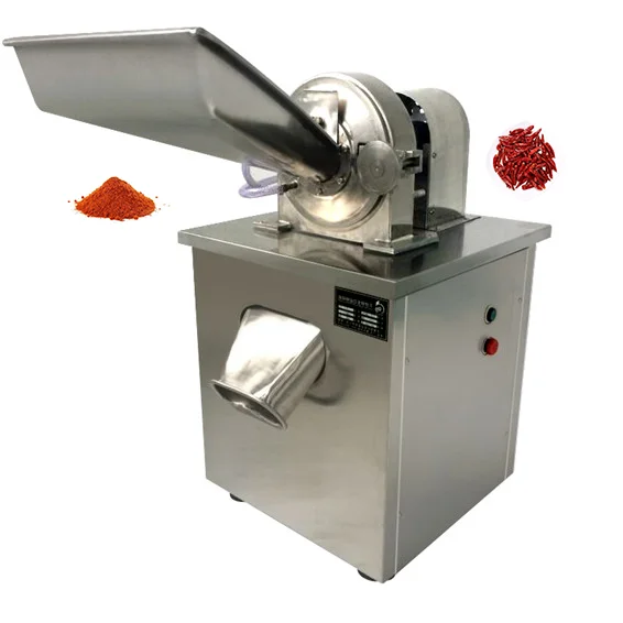 Stainless Steel Automatic Mill Grinder Chili Cinnamon  Cocoa Bean Pin Turmeric Salt Pepper Spice Pulverizer Manufacturers