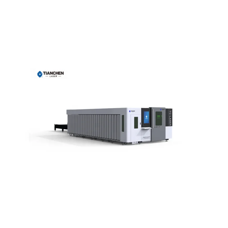 China Jinan Tianchen Brand large format and big power 12kw/20kw/40kw  6096*2032mm laser cutting machine