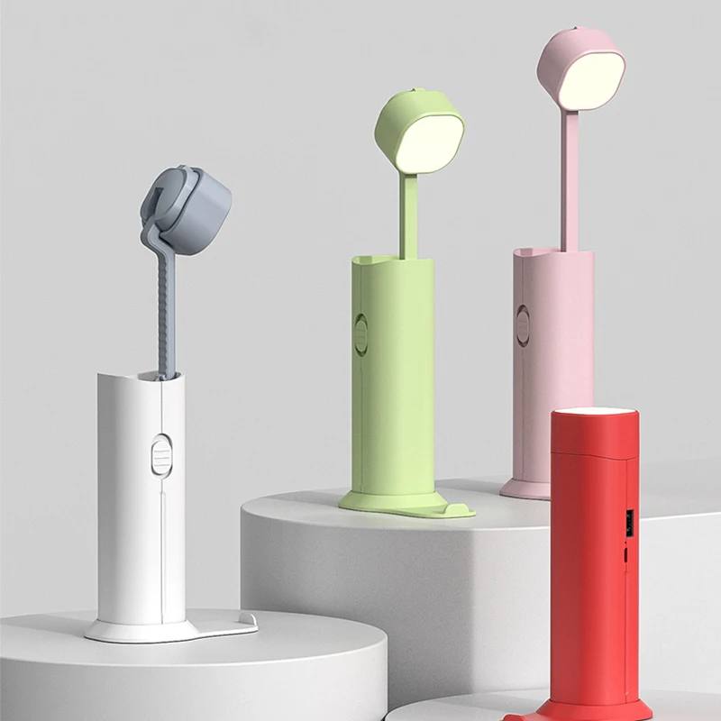 New Multifunctional 4 in 1 Outdoor Portable Creative Led Desk Lamp/Electric torch With Powerbank and Phone Stand phone holder