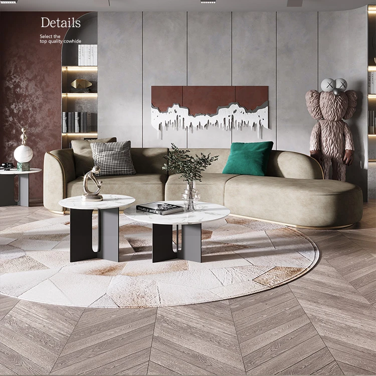 Professional new technology fabric living room sofa modern corner modular sofa