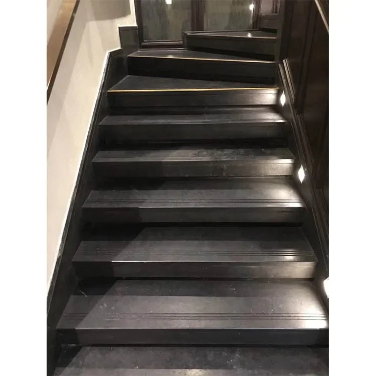 Chinese bluestone honed blue limestone black limestone brick wallstone