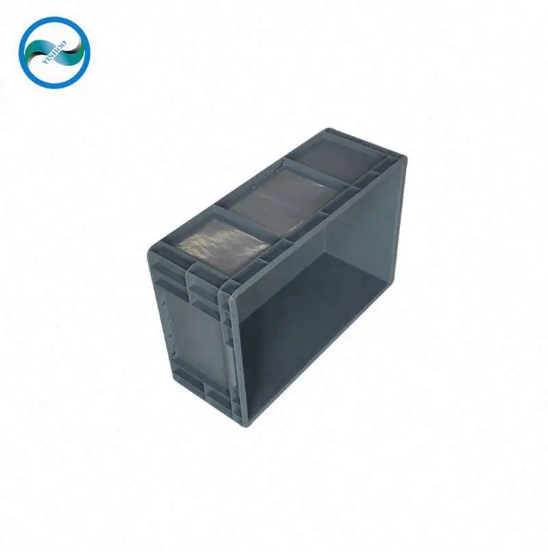 EU4622 600*400*230 transport plastic box with lid