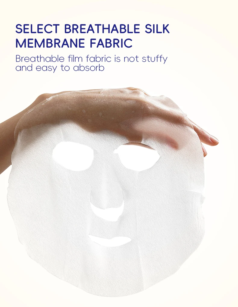 Low Moq Oem Face Mask collagen moisturizing repair Anti Aging Collagen face care  elastic Facial Mask Sheet