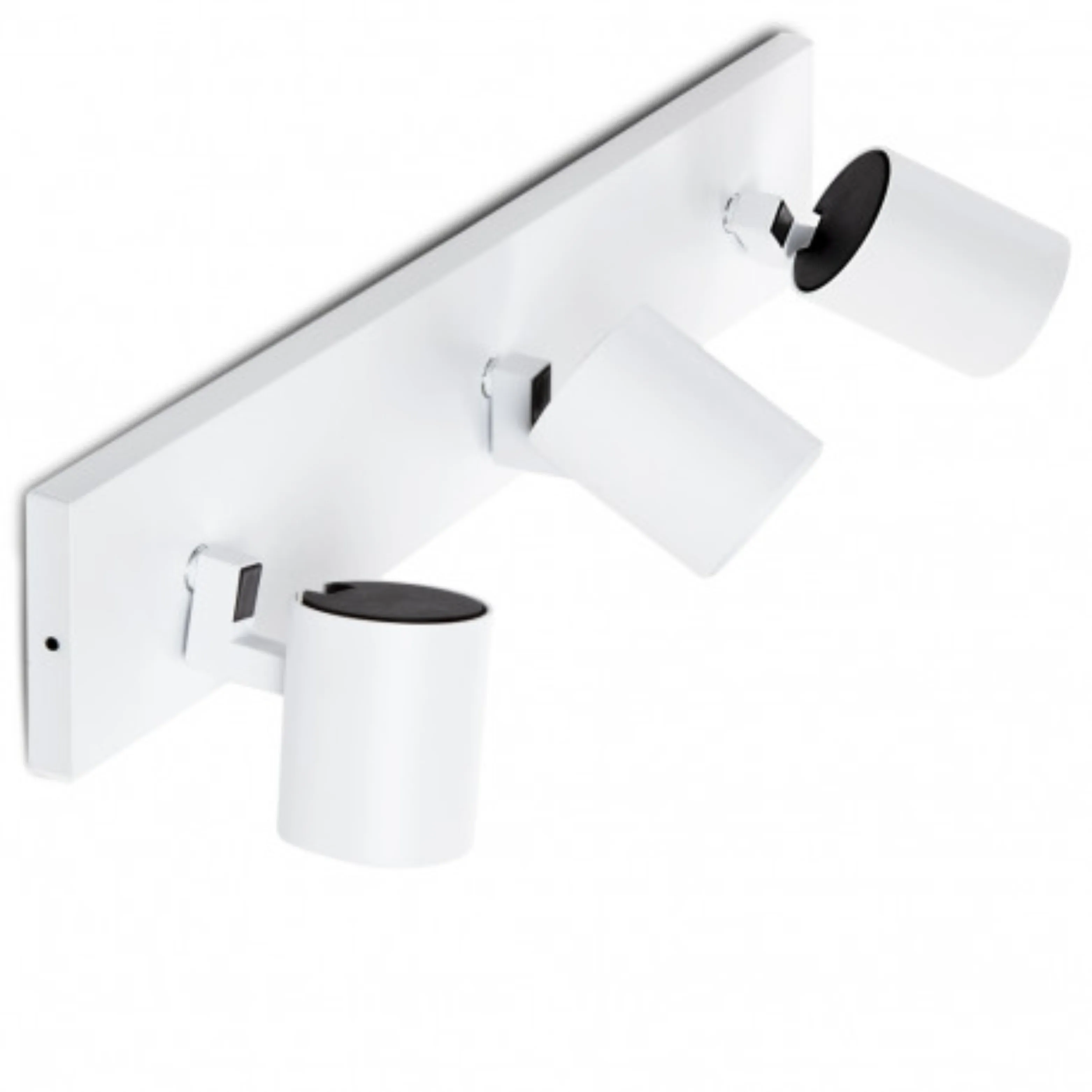 Modern White Without Bulb 3xGU10 Wall Light