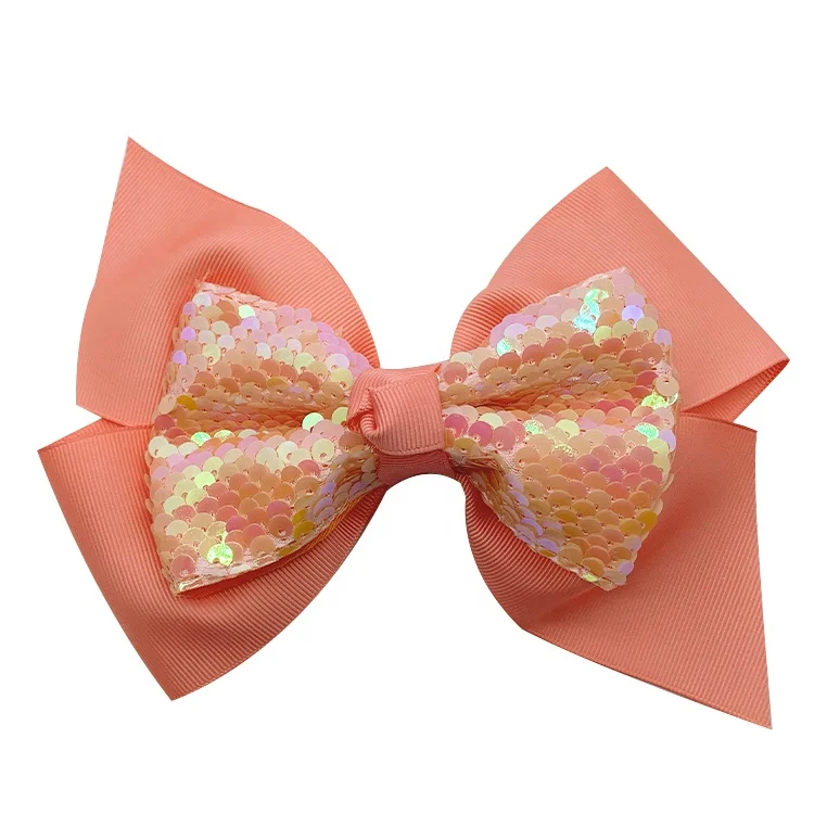 Wholesale Colorful Cute lolita hairpin cross-border oversized bow hair clip back head horsetail spring cli