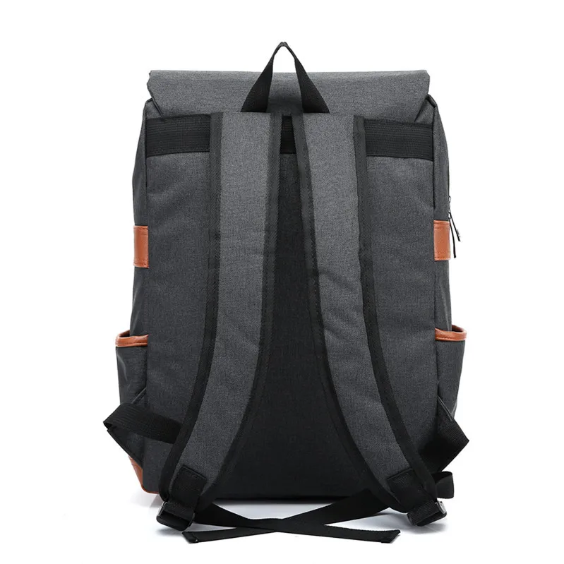 
China vintage bagpack mens back packs college school back bags retro cheap blank canvas backpack 