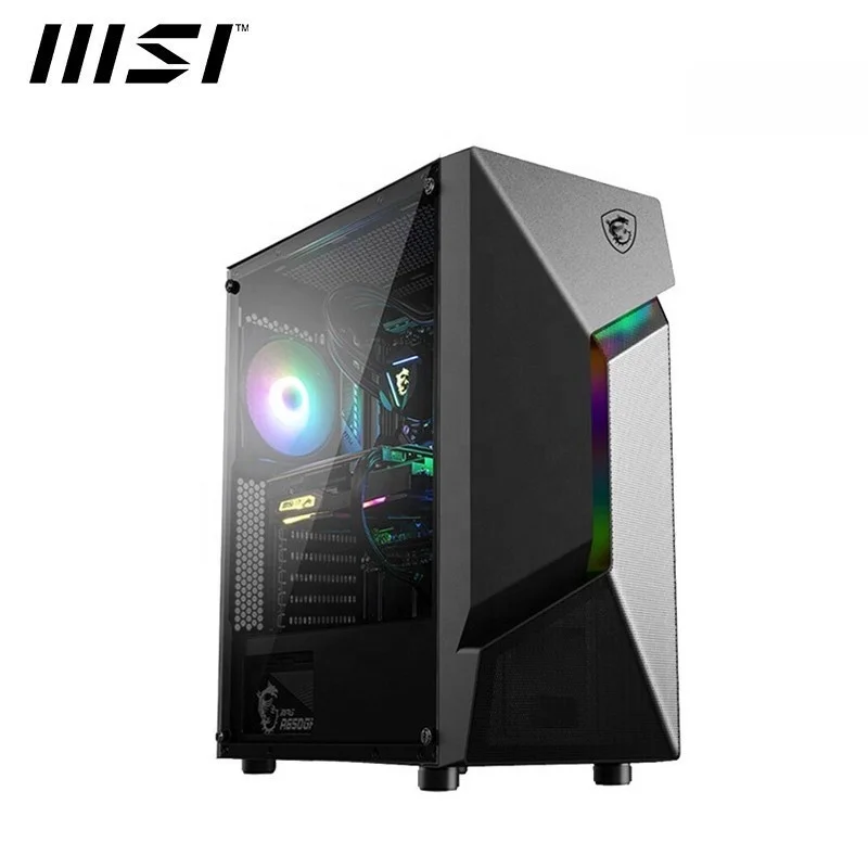 Оптовая продажа, Новые аппаратные средства MSI ATX M - ATX Mini - ITX Mid Tower, игровые компьютерные Чехлы для геймеров, офиса